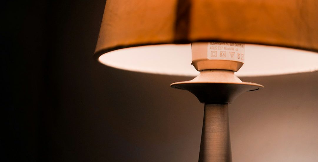 Photo USB charging portable lamp aged bronze