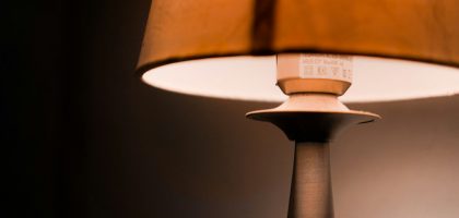 Photo USB charging portable lamp aged bronze